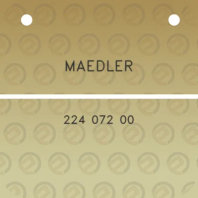 maedler-224-072-00