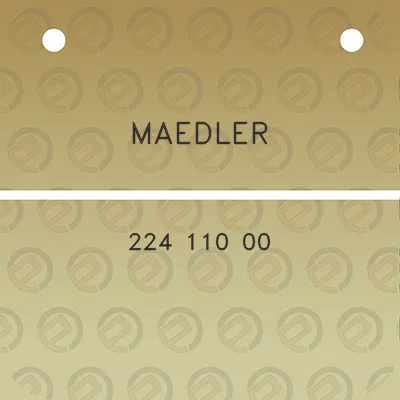 maedler-224-110-00