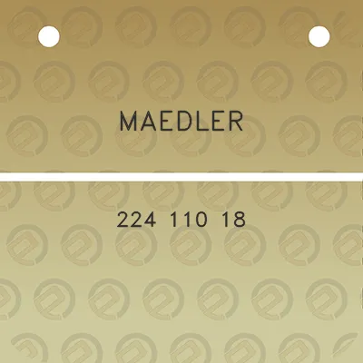 maedler-224-110-18