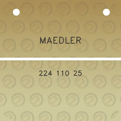 maedler-224-110-25