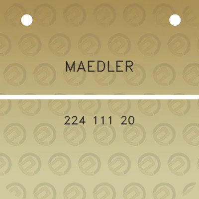 maedler-224-111-20