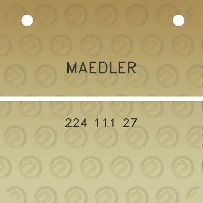 maedler-224-111-27