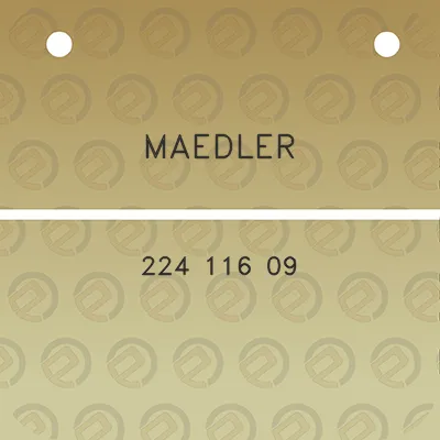 maedler-224-116-09