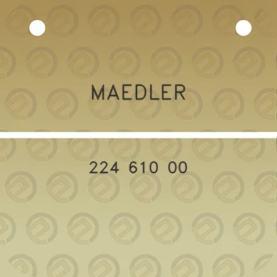 maedler-224-610-00