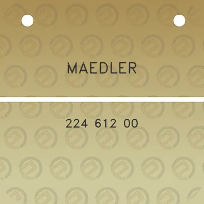 maedler-224-612-00