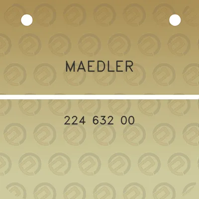 maedler-224-632-00