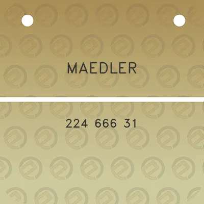 maedler-224-666-31