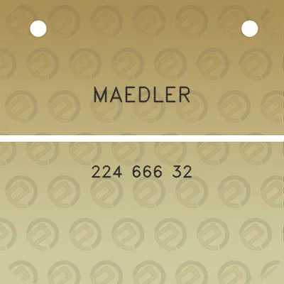 maedler-224-666-32