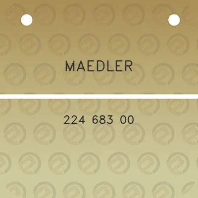 maedler-224-683-00