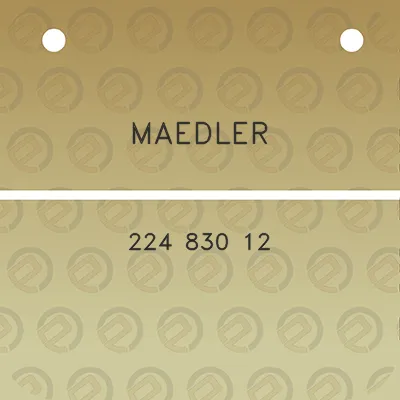 maedler-224-830-12