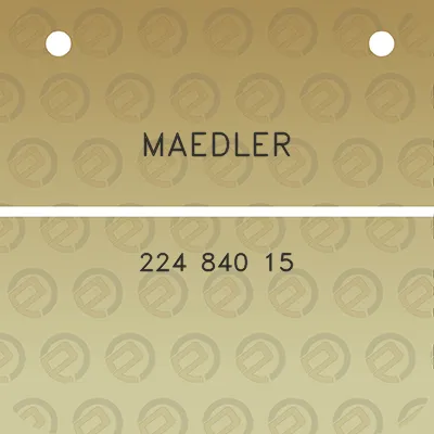 maedler-224-840-15