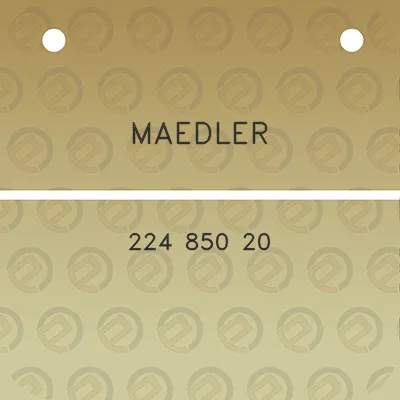 maedler-224-850-20