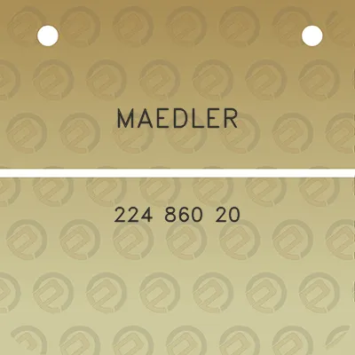 maedler-224-860-20