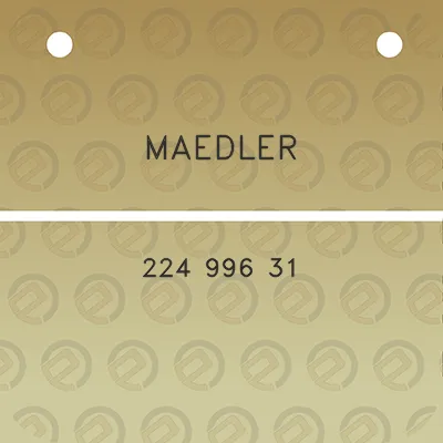 maedler-224-996-31