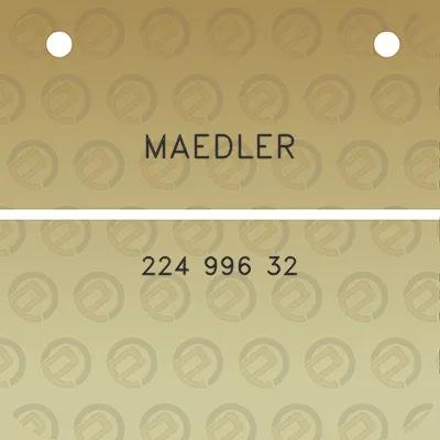 maedler-224-996-32