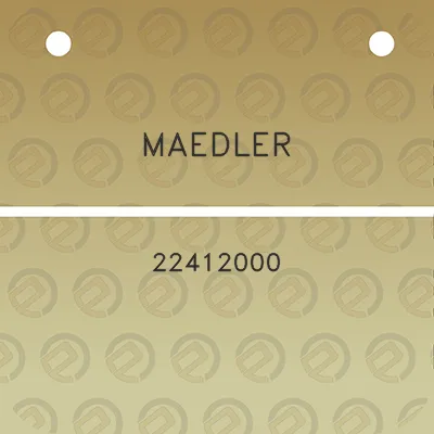 maedler-22412000