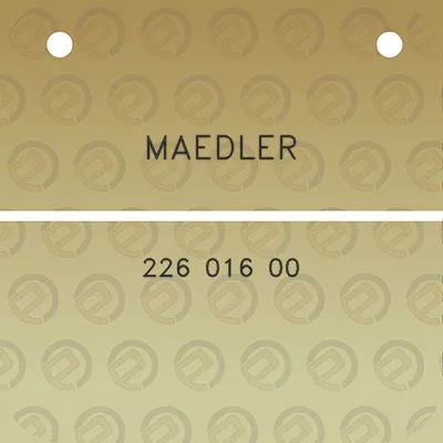 maedler-226-016-00