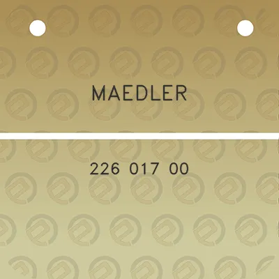 maedler-226-017-00