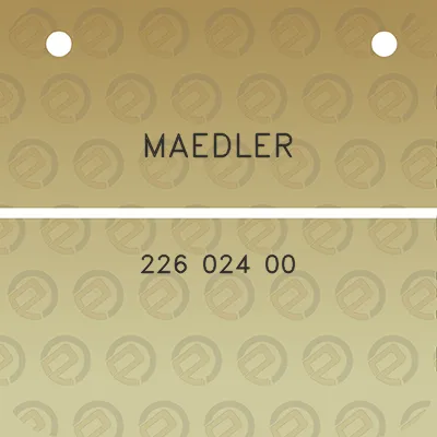 maedler-226-024-00