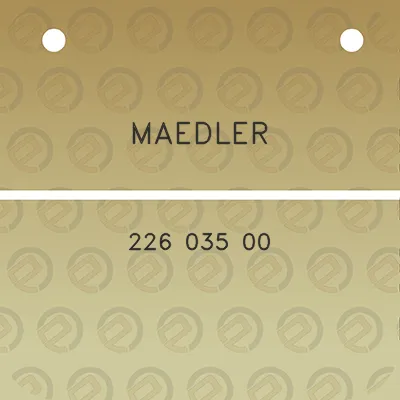 maedler-226-035-00