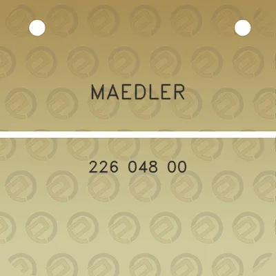 maedler-226-048-00