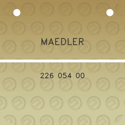 maedler-226-054-00