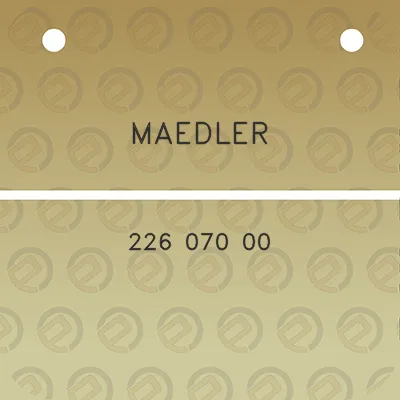 maedler-226-070-00