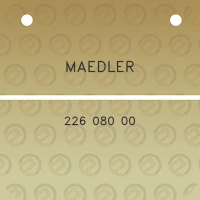 maedler-226-080-00