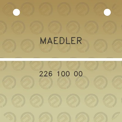 maedler-226-100-00