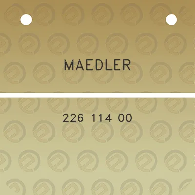 maedler-226-114-00