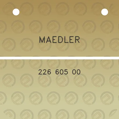 maedler-226-605-00