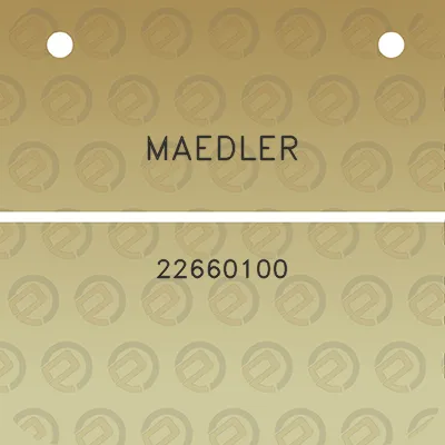 maedler-22660100