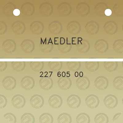 maedler-227-605-00