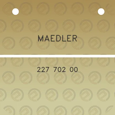 maedler-227-702-00