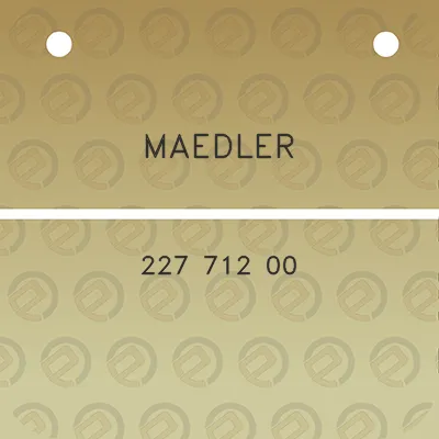 maedler-227-712-00