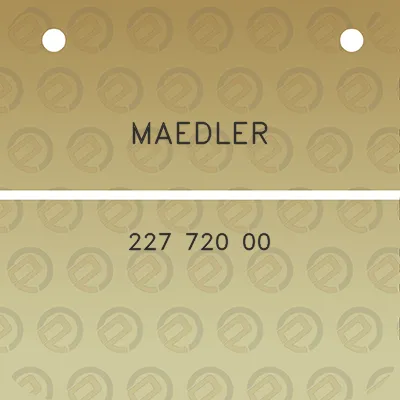 maedler-227-720-00