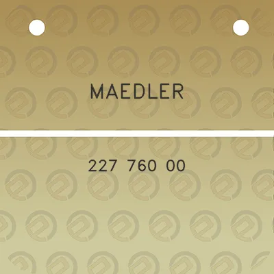 maedler-227-760-00