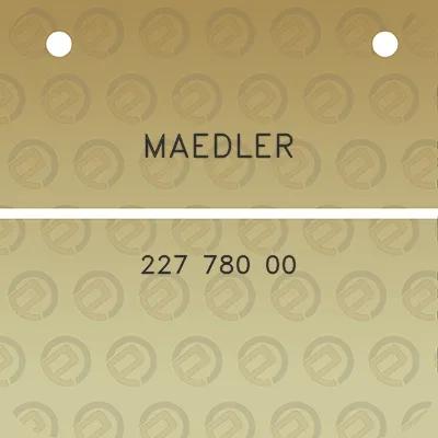 maedler-227-780-00