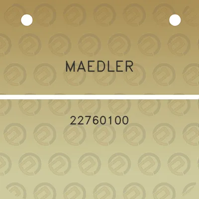 maedler-22760100