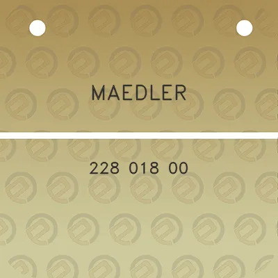 maedler-228-018-00