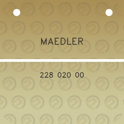 maedler-228-020-00