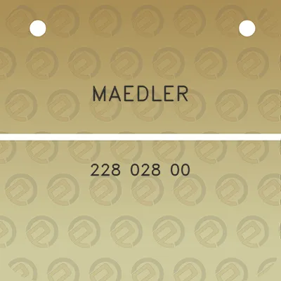 maedler-228-028-00