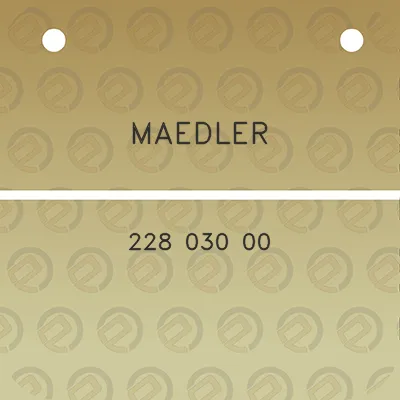 maedler-228-030-00