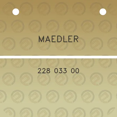 maedler-228-033-00