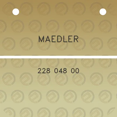 maedler-228-048-00