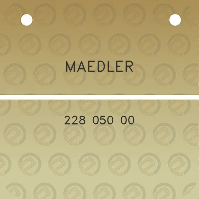 maedler-228-050-00