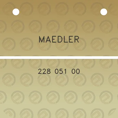 maedler-228-051-00