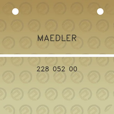 maedler-228-052-00