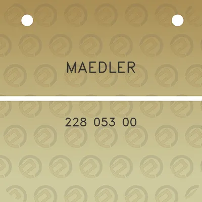 maedler-228-053-00