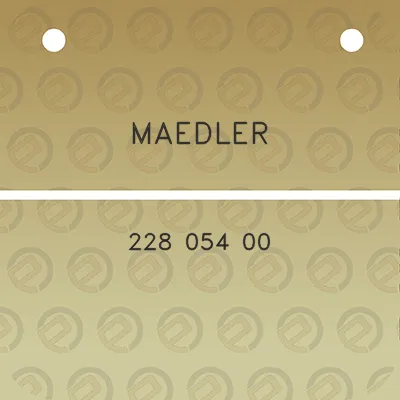 maedler-228-054-00